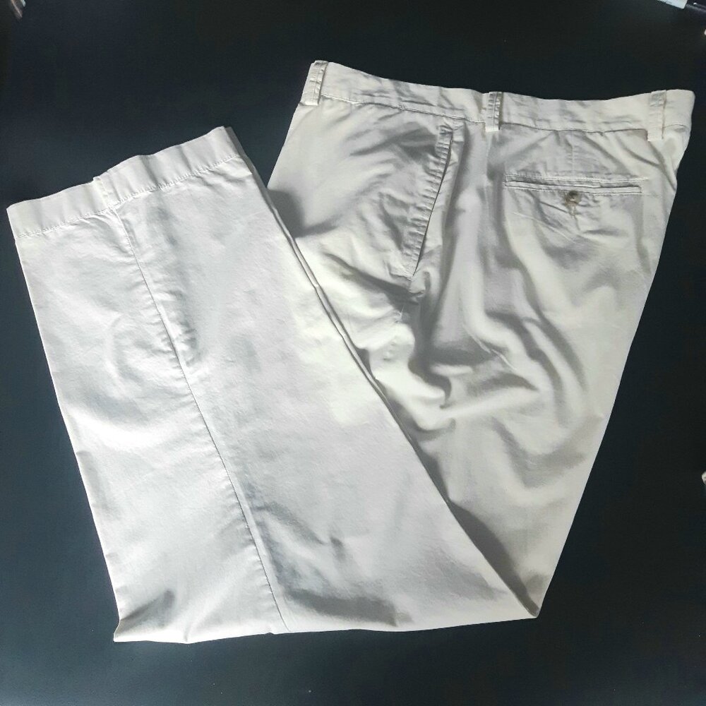 Roundtree & Yorke SZ 40x30 Men's Chinos Off White 100 %Cotton
